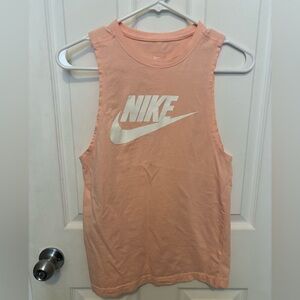 Nike The Nike Tee Loose Womens Tank Top Peachy Pink Size XS